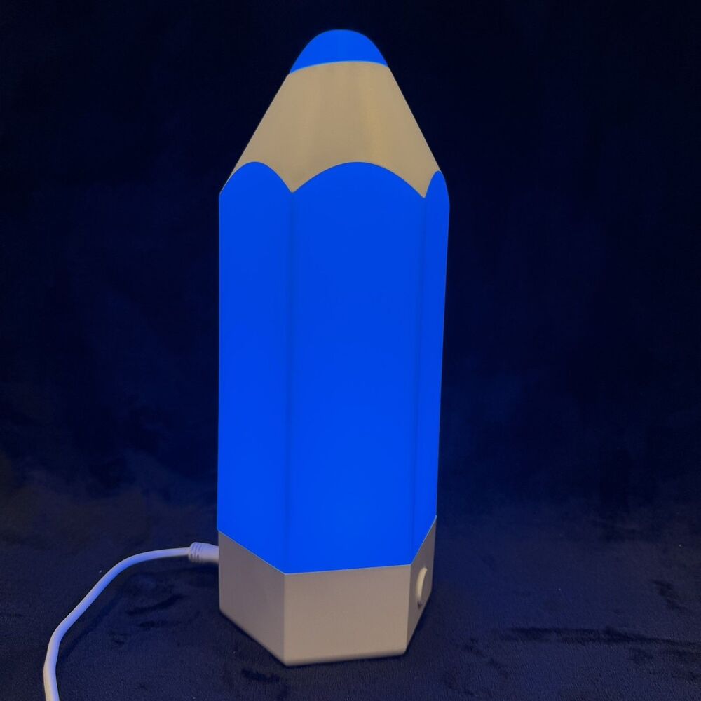 IKEA PELARBOJ Pencil Crayon Color Changing 12” LED Table Lamp Light Multicolor